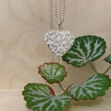 Handcrafted Scottish jewellery - Love Hearts pendant